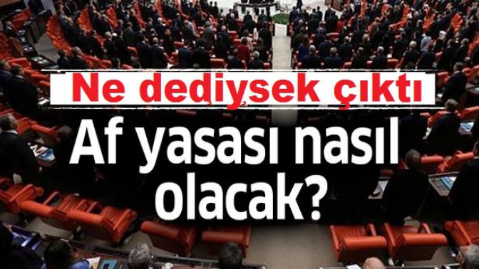 AF YASASI İÇİN TARİH VERİLDİ